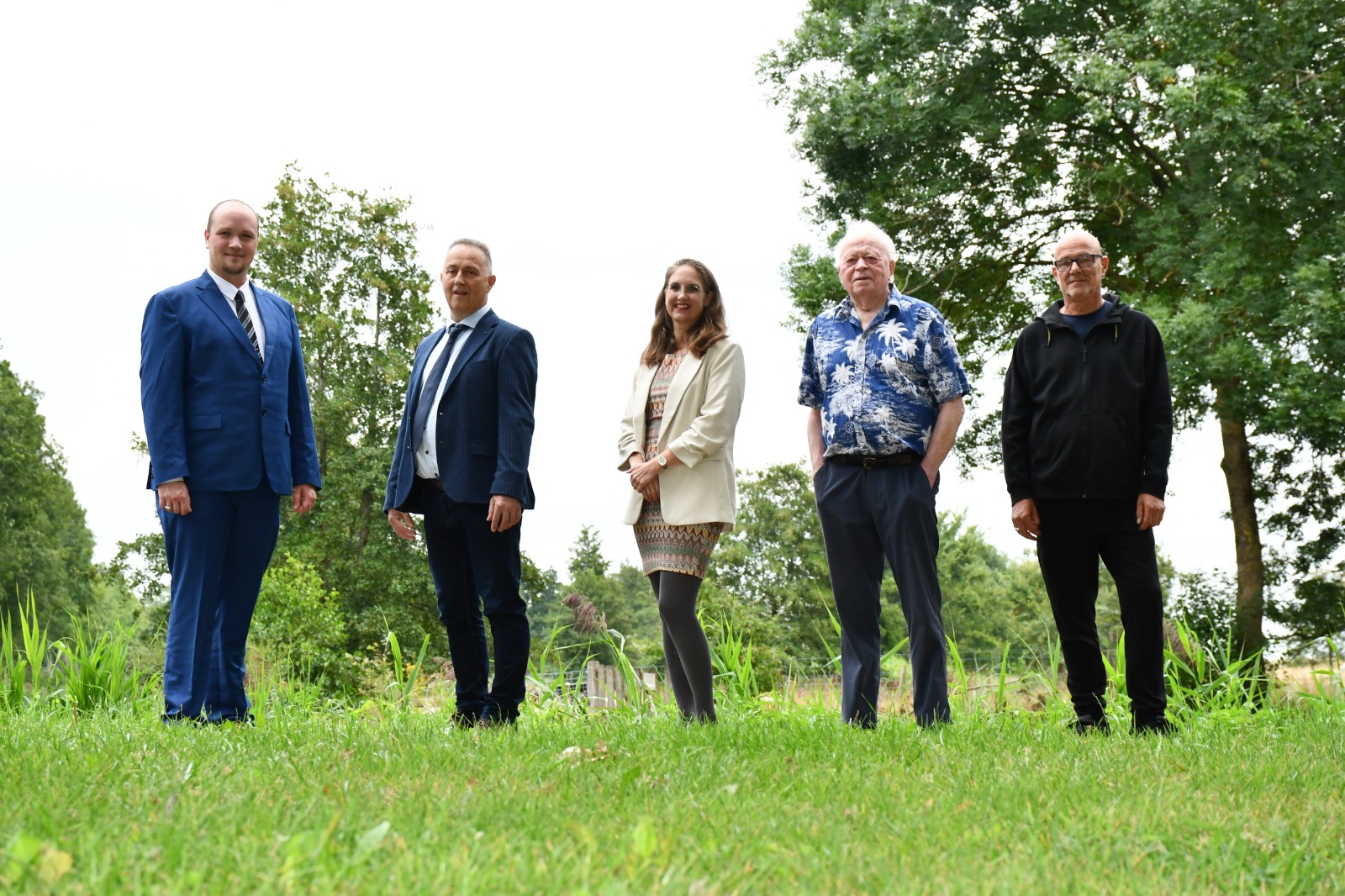 Groepsfoto van het team van PVV Borger-Odoorn