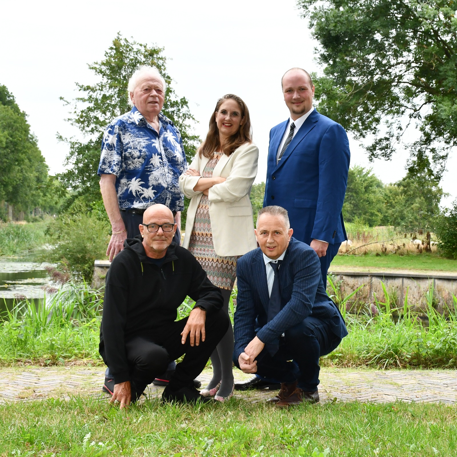 Groepsfoto van het team van PVV Borger-Odoorn